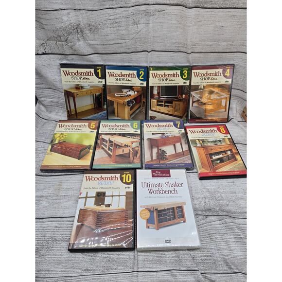Woodsmith Shop from Woodsmith Magazine Seasons 1-7 CIB & 8,10, Shaker Workbench - Picture 1 of 6